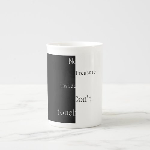 No Treasure Inside – Don't Touch Notebook Bone China Mug