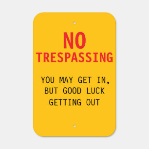 No Trespassing, No Trespassing Sign,No Trespassing Metal Sign