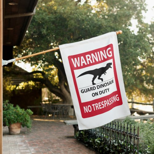 No Trespassing T_Rex Sign