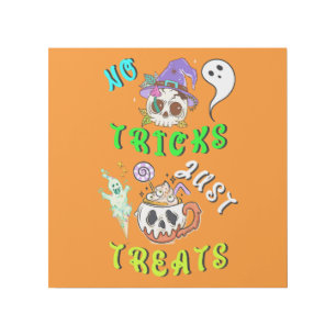 No Tricks Just Treats Cute Gallery Wrap