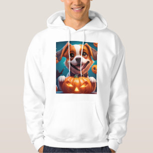 NO Tricks JUST Treats Cute Halloween Puppy OWN ART Hoodie
