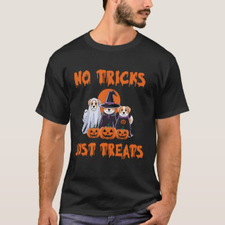 No Tricks Just Treats Cute Halloween T-Shirt