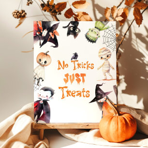 No tricks just treats Halloween Costume party Poster