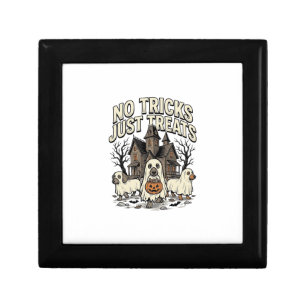 No Tricks Just Treats Halloween Dachshund Ghost De Gift Box