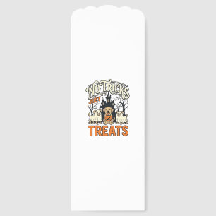 No Tricks Just Treats Halloween Dog Ghost Shirt_1 Bookmarks