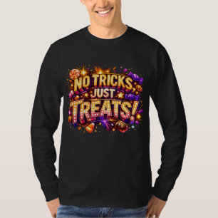 NO TRICKS, JUST TREATS! Halloween Pop Star Art T-Shirt