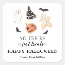 No Tricks, Just Treats Halloween Sticker