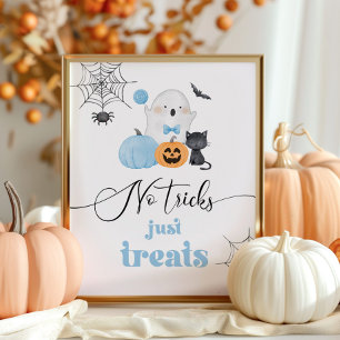 No tricks just treats Halloween Sweets and treats  Poster
