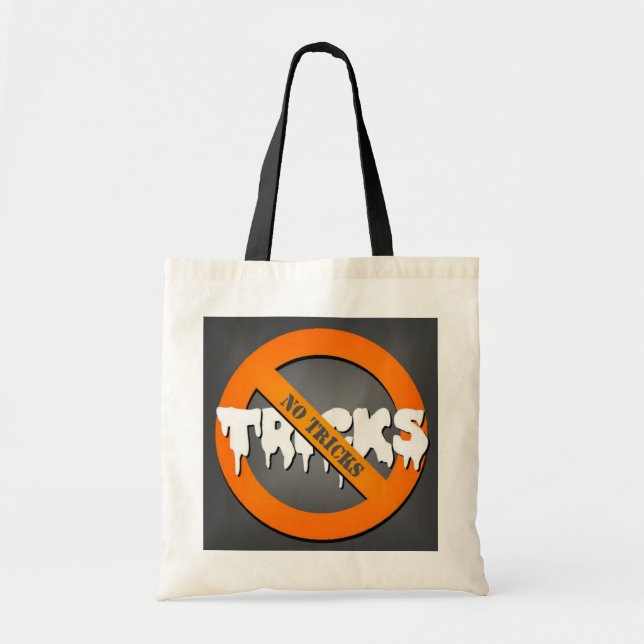 No Tricks Tote Bag (Front)