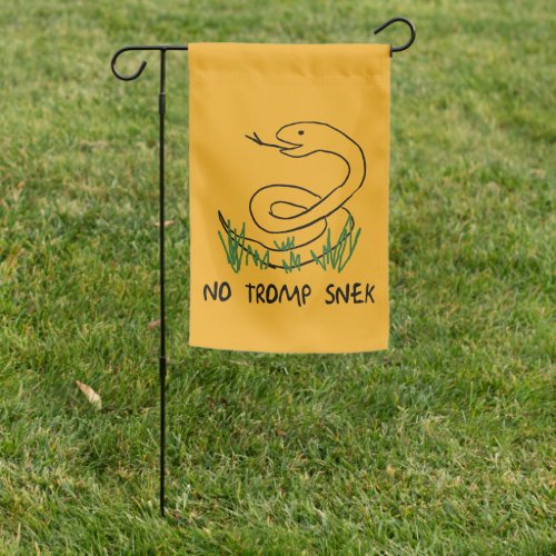 No tromp snek Garden Flag
