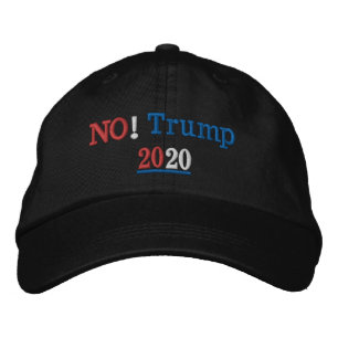 No! Trump 2020 Embroidered Baseball Hat