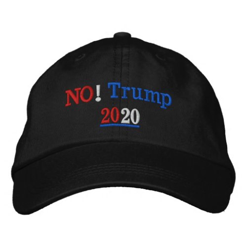 No Trump 2020 Embroidered Baseball Hat
