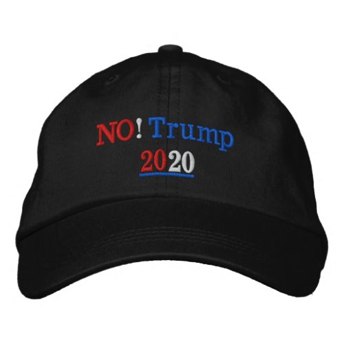 No Trump 2020 Embroidered Baseball Hat