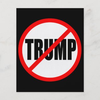 'no Trump' Flyer by trumpdump at Zazzle