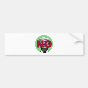No Trump (Green and Red) Bumper Sticker