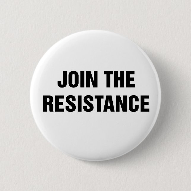 No Trump! Join the Resistance Button (Front)