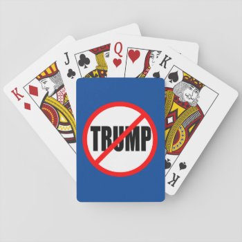 'no Trump' Playing Cards by trumpdump at Zazzle
