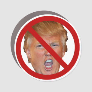 No Trumps Car Magnet