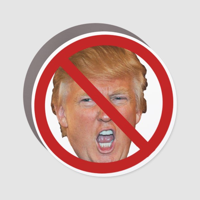 No Trumps Car Magnet (Front)