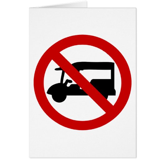 NO Tuk-Tuk TAXI ⚠ Thai Road Sign ⚠ (Front)