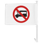 NO Tuk-Tuk TAXI ⚠ Thai Road Sign ⚠ Car Flag