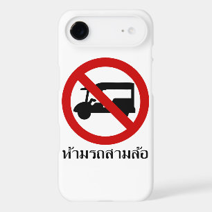 NO Tuk-Tuk TAXI ⚠ Thai Road Sign ⚠ iPhone 17 Air Case