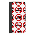NO Tuk-Tuk TAXI ⚠ Thai Road Sign ⚠ iPhone 8/7 Wallet Case