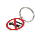 NO Tuk-Tuk TAXI ⚠ Thai Road Sign ⚠ Pet Name Tag