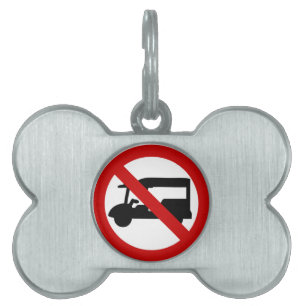NO Tuk-Tuk TAXI ⚠ Thai Road Sign ⚠ Pet Name Tag