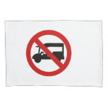 NO Tuk-Tuk TAXI ⚠ Thai Road Sign ⚠ Pillowcase