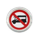 NO Tuk-Tuk TAXI ⚠ Thai Road Sign ⚠ Ring