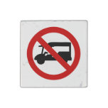 NO Tuk-Tuk TAXI ⚠ Thai Road Sign ⚠ Stone Magnet