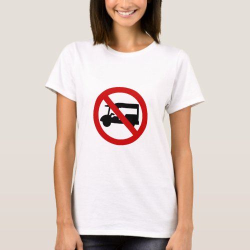 NO Tuk_Tuk TAXI  Thai Road Sign  T_Shirt