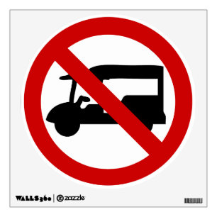NO Tuk-Tuk TAXI ⚠ Thai Road Sign ⚠ Wall Sticker