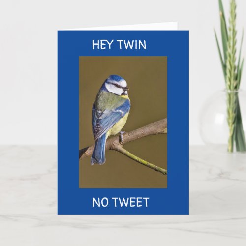 NO TWEET FOR YOU_A REAL CARD WILL DO