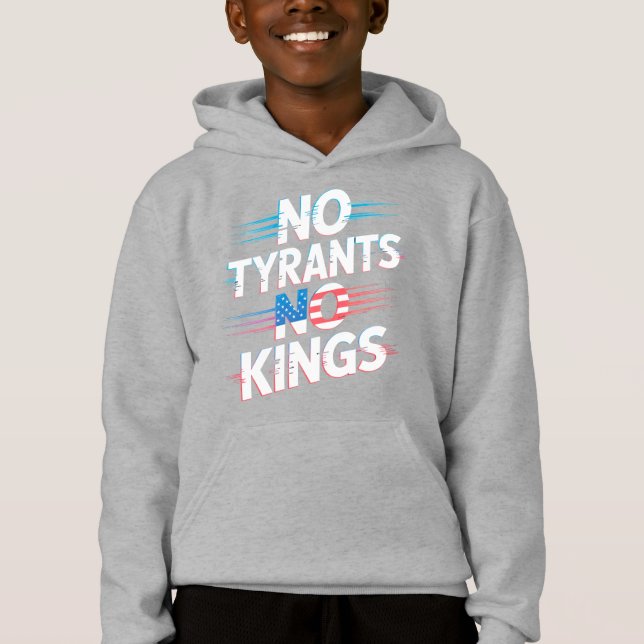 No Tyrants No Kings Freedom and Rights Activist Hoodie (Front)
