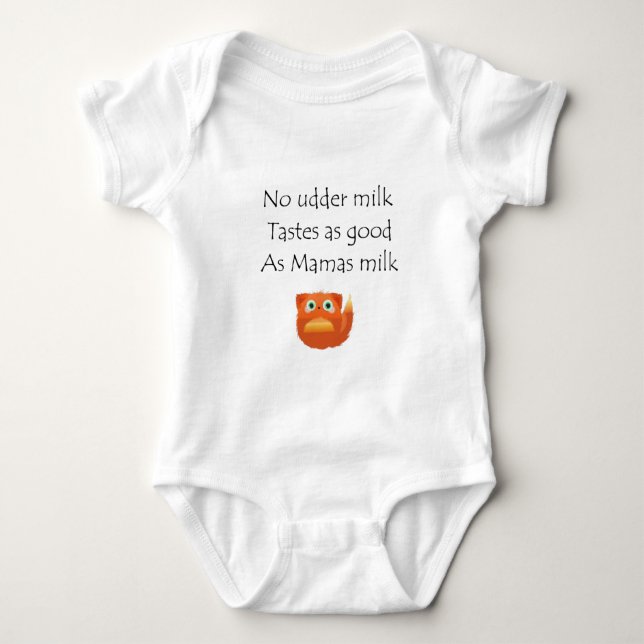 No Udder Milk Baby Bodysuit (Front)