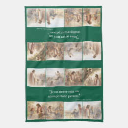 No unimportant person kitchen towel