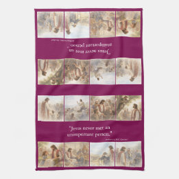 No unimportant person kitchen towel
