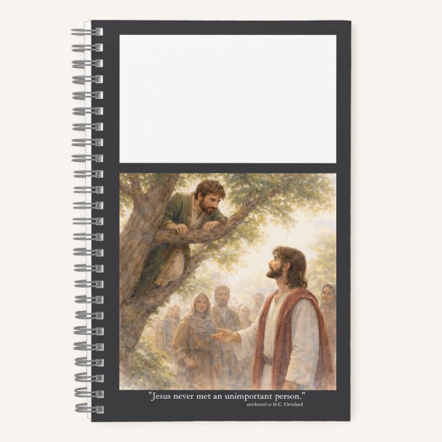 No unimportant person notebook (Front)