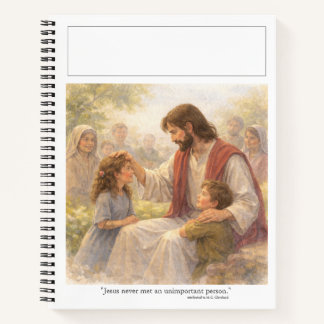 No unimportant person notebook