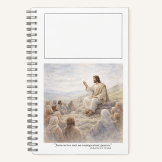 No unimportant person notebook