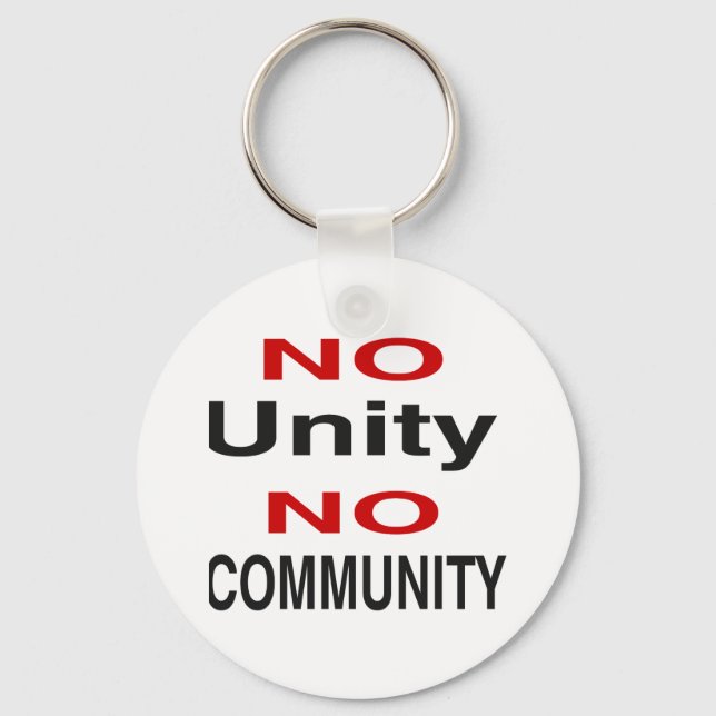 No unity no community keychain (Front)