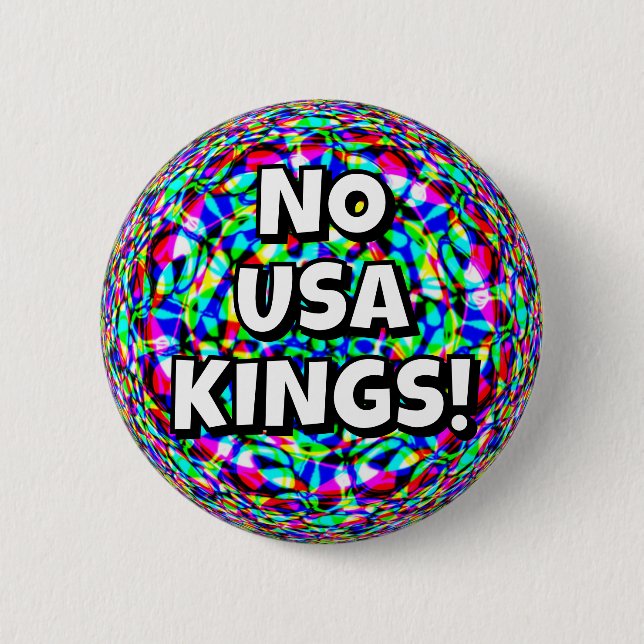 NO USA KINGS! BUTTON (Front)