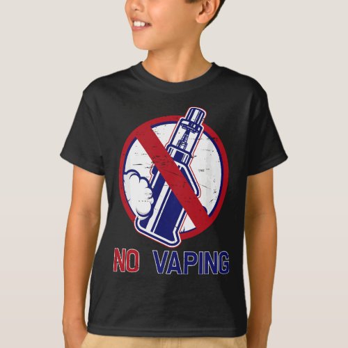 No Vaping  Anti Vape T_Shirt