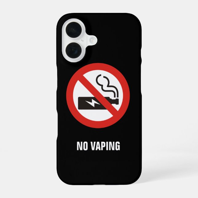 No Vaping Iphone Case (Back)