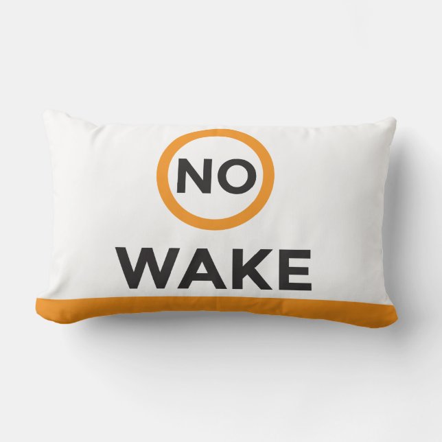 No Wake Buoy Lumbar Pillow (Front)