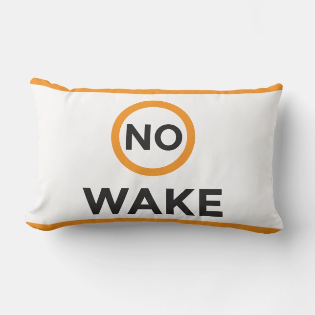 No Wake Buoy Lumbar Pillow (Front)
