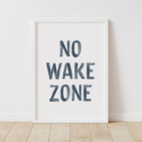 No Wake Zone Beach Nursery Decor