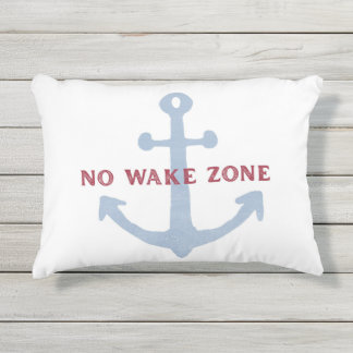 No Wake Zone Pillow